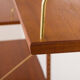Teak wall unit by Hansen Guldborg with a desk and a cabinet, Denmark, 60s