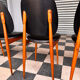 Set of 10 Pegase Baumann chairs