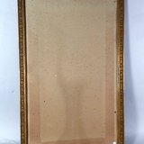 Old frame wood stucco gilding original 67x42 foliage 63x38 cm + glass SB