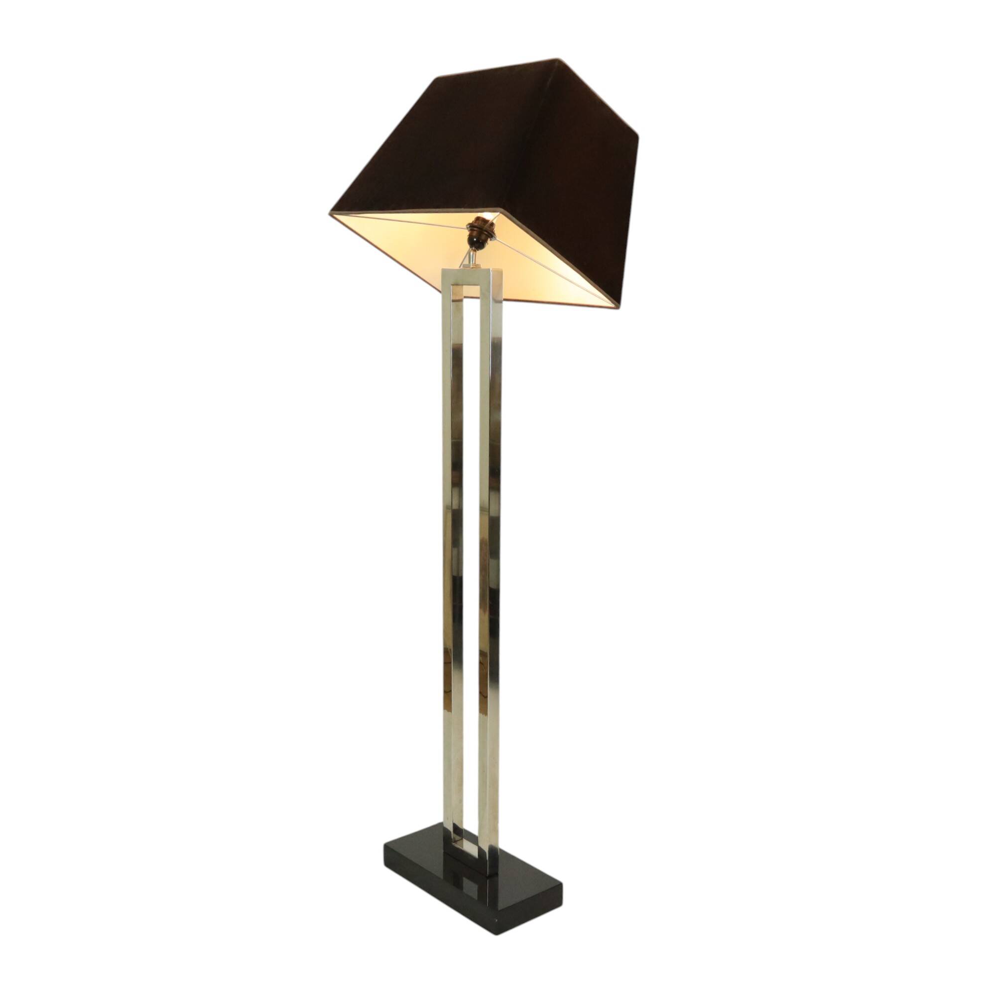 Eichholtz Arlington Design Floor Lamp Stainless Steel Granite Base 152cm