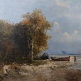 Tableau ancien d'émile godchaux