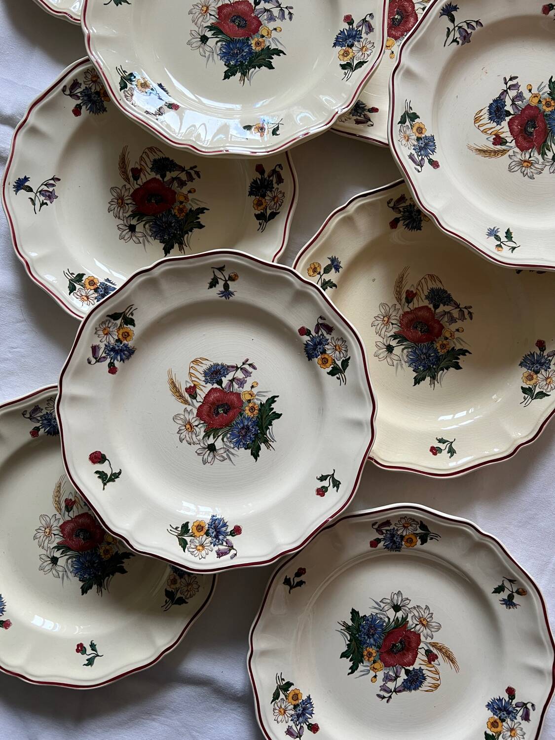 Agreste Sarreguemines plates