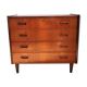 Commode scandinave teck vintage 4 tiroirs