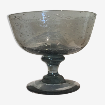 Coupe en verre soufflé