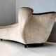 Fairy-tale kidney bean beige velvet sofa, italy