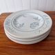 Set of 6 “Butterflies” dinner plates by Wood & Sons Burslem England
