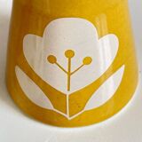 Vintage Scandinavian style ceramic salt and pepper shakers
