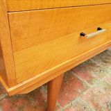 Buffet vintage miel dorée