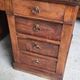 BUREAU A 9 TIROIRS EN NOYER 1900