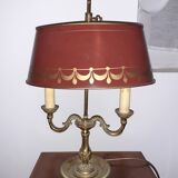 Solid bronze hot water bottle lamp