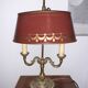 Solid bronze hot water bottle lamp