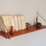 Scandinavian teak shelf from the 1960s
