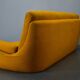 20th century, yellow Atlantis three-seater sofa, 1960s
