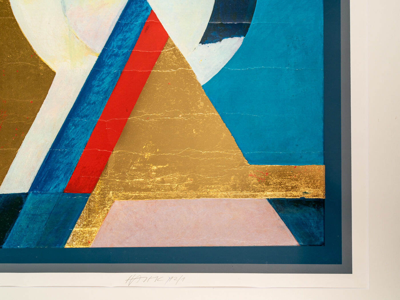 Pyramid, offset printing on thick paper, 80 x 93cm