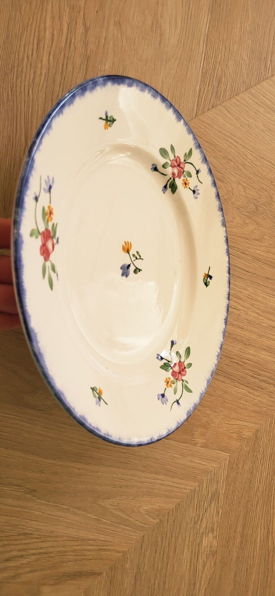 Serving dish Sarreguemines and Digoin
