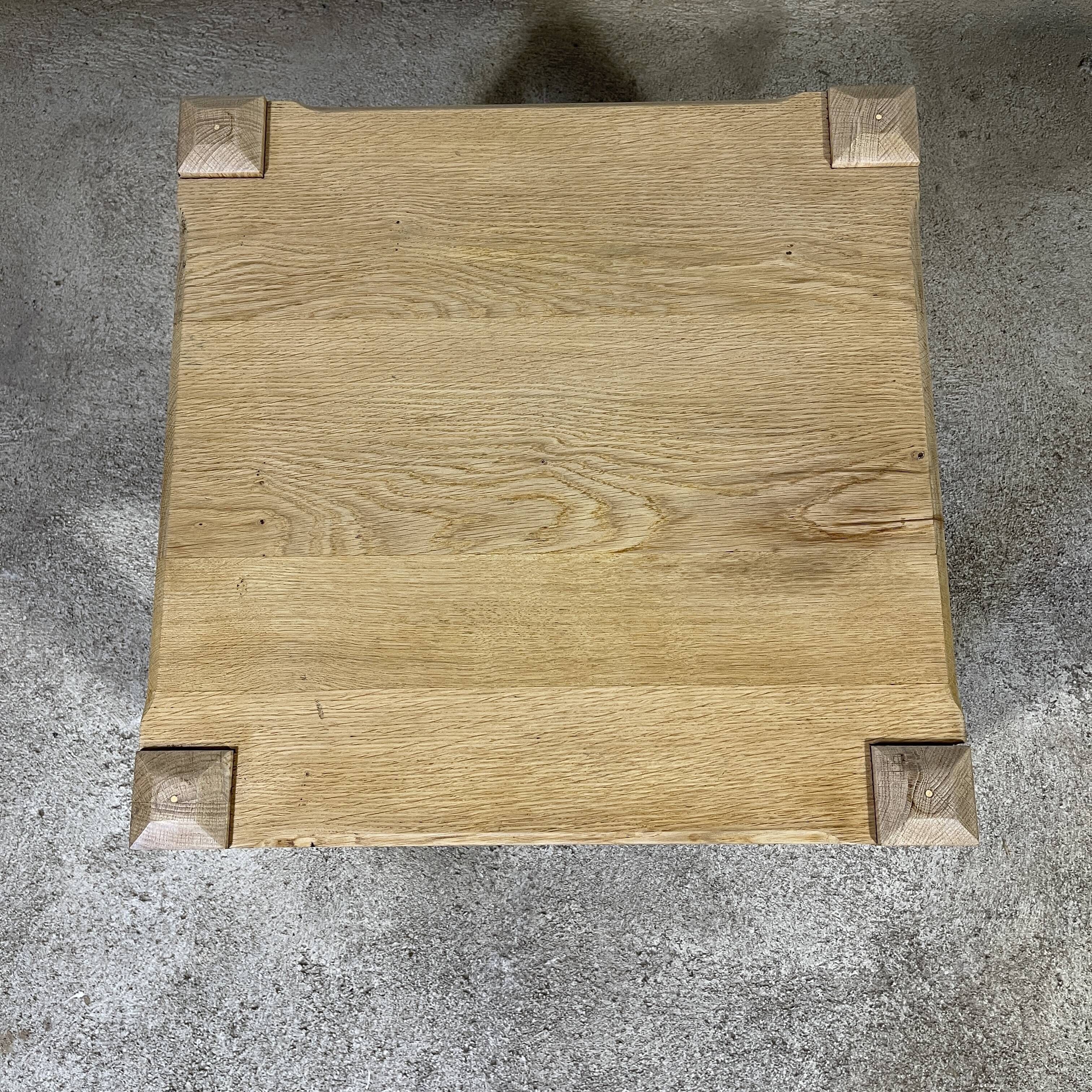 Oak coffee table