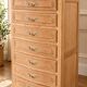 Solid wood chest of drawers