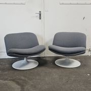 Artifort 508 swivel chairs designed by Geoffrey Harcourt.