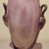 Art Nouveau vase in Lunéville earthenware