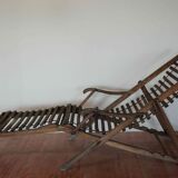 Chaise longue en bois