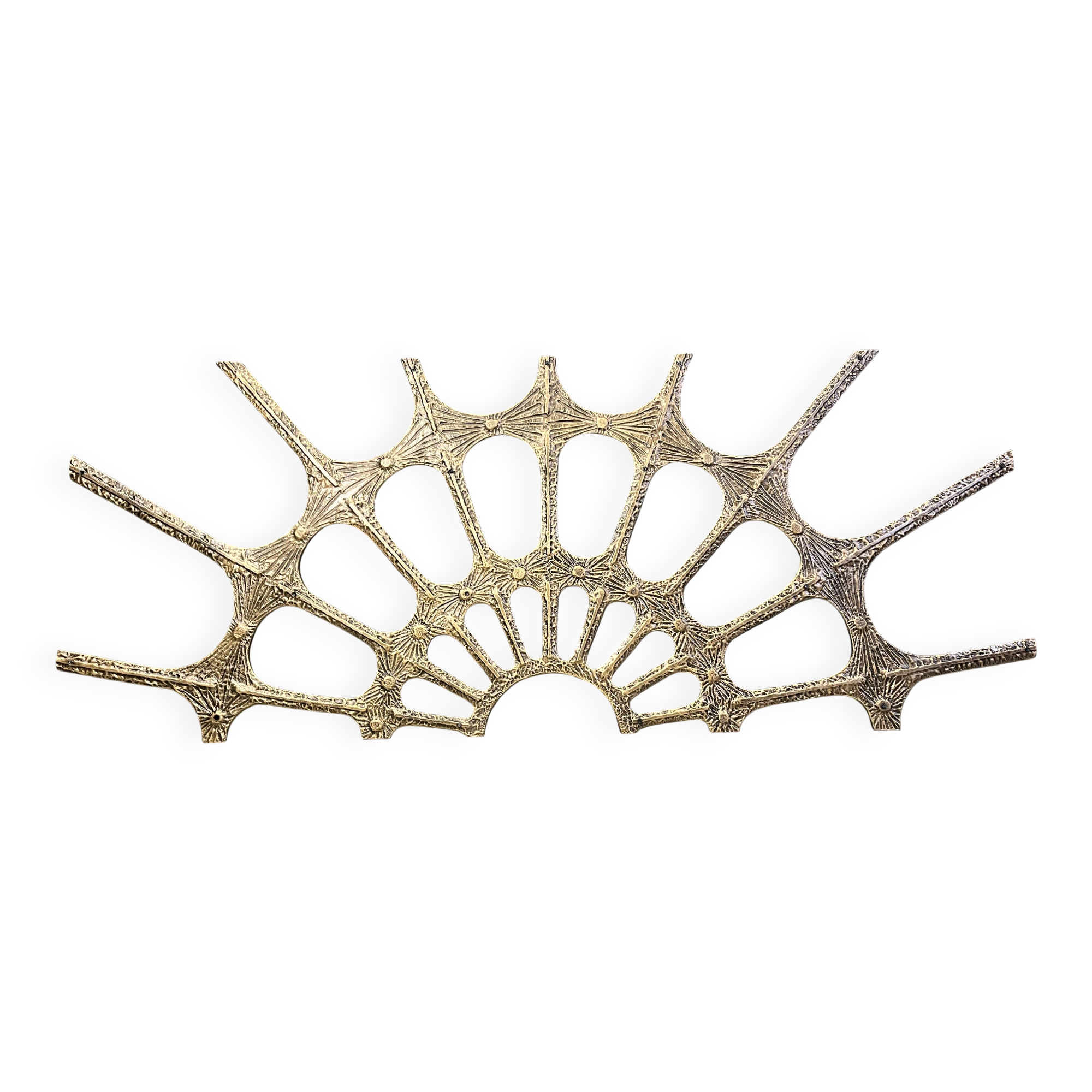 Vintage brutalist wall sculpture, 1970s