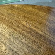 Table ovale style Victorienne en acajou avec 1 allonge