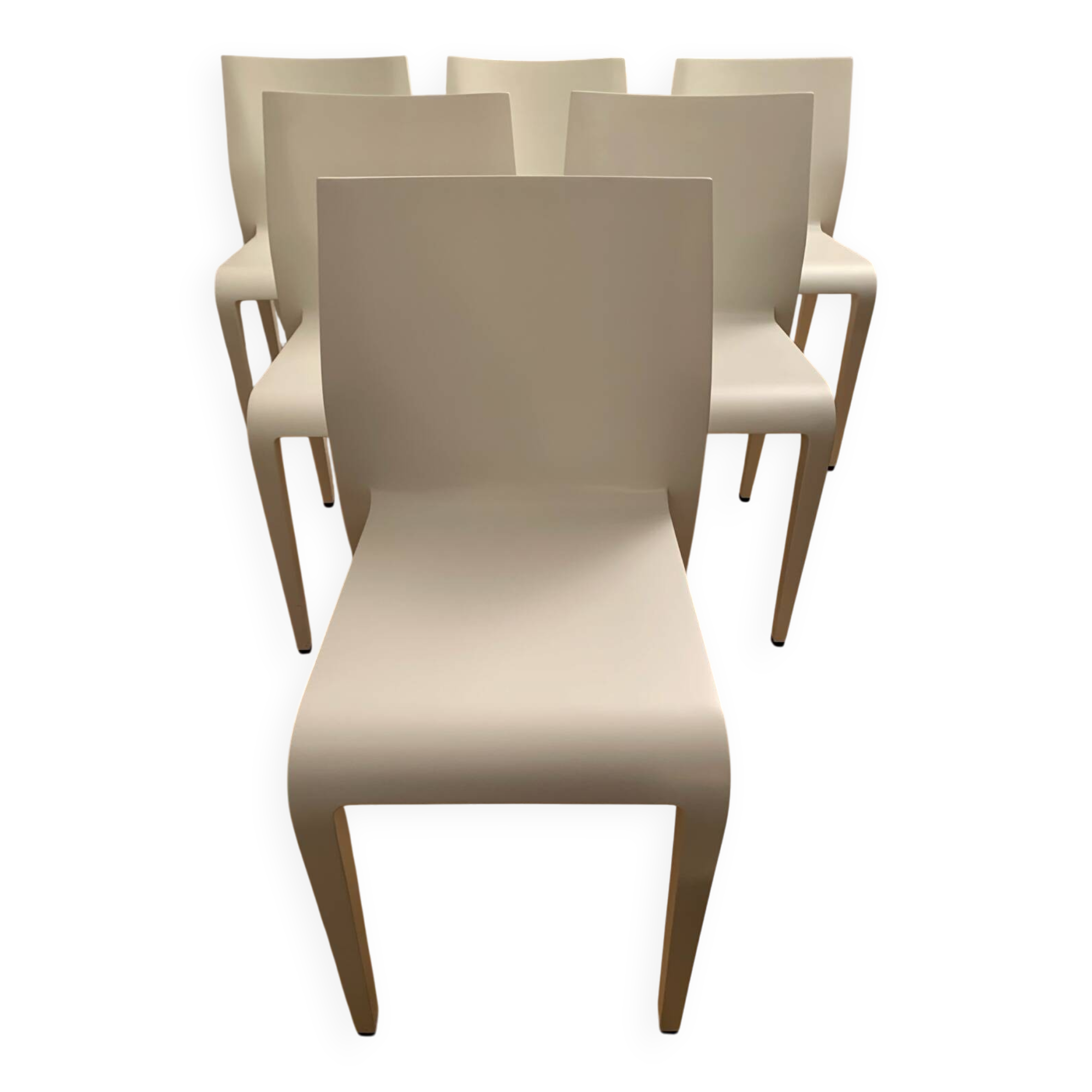 Set of 6 Laleggera chairs, manufactured by Alias