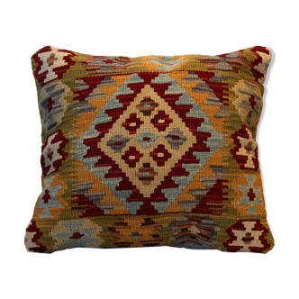 Vintage afghan kilim cushion cover