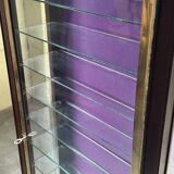 20th-Century “Pope Purple” Oak Display cabinet