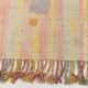 5x7 Pink & Yellow Striped Vintage Kilim Rug, 147x229Cm