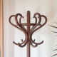 Rustic wood vintage coatrack