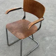 Vintage Plywood bauhaus style dining chair desk chair 50's Design
