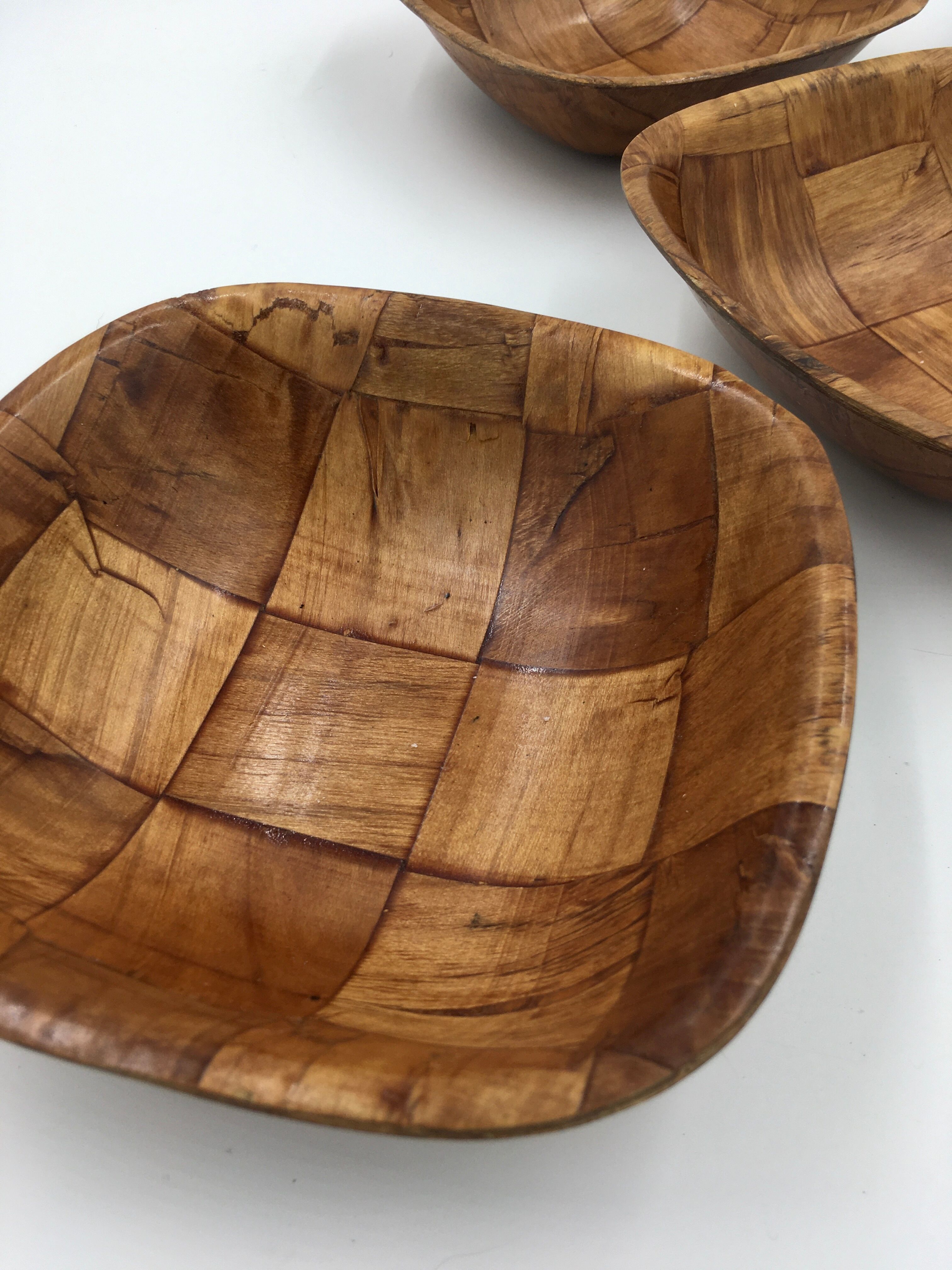 Set of 5 banana leaf dishes