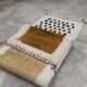 Handwoven coloured wool rug, 265 x 70 cm - R319