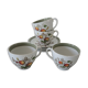 4 Old Cups & Saucers ALFRED MEAKIN England – Hereford