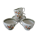 4 Old Cups & Saucers ALFRED MEAKIN England – Hereford