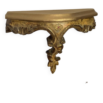 Mini console in Florentine wood