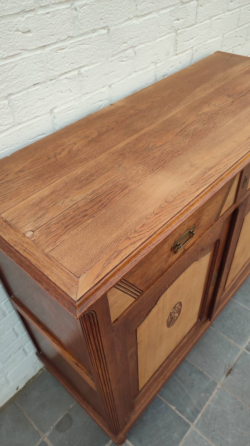 Art Deco oak sideboard