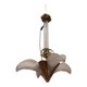 Bronze and moulded glass chandelier 1930s Art Deco