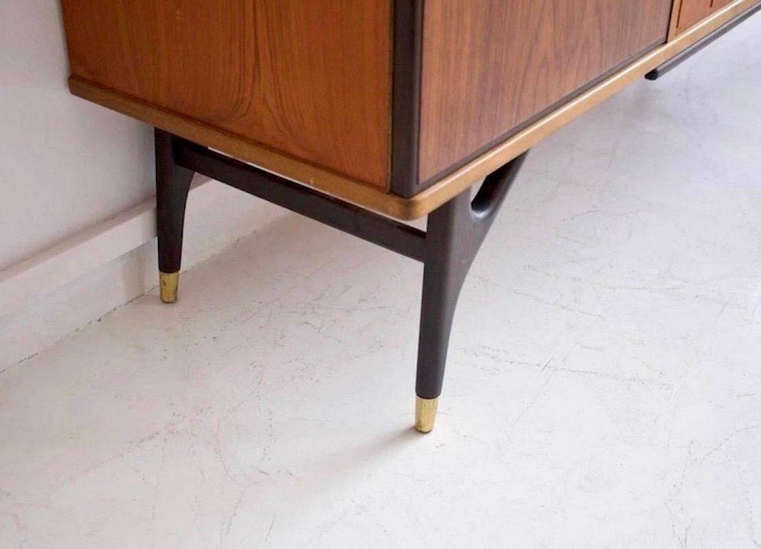 Buffet scandinave en hêtre et teck de Tabergs Mobler