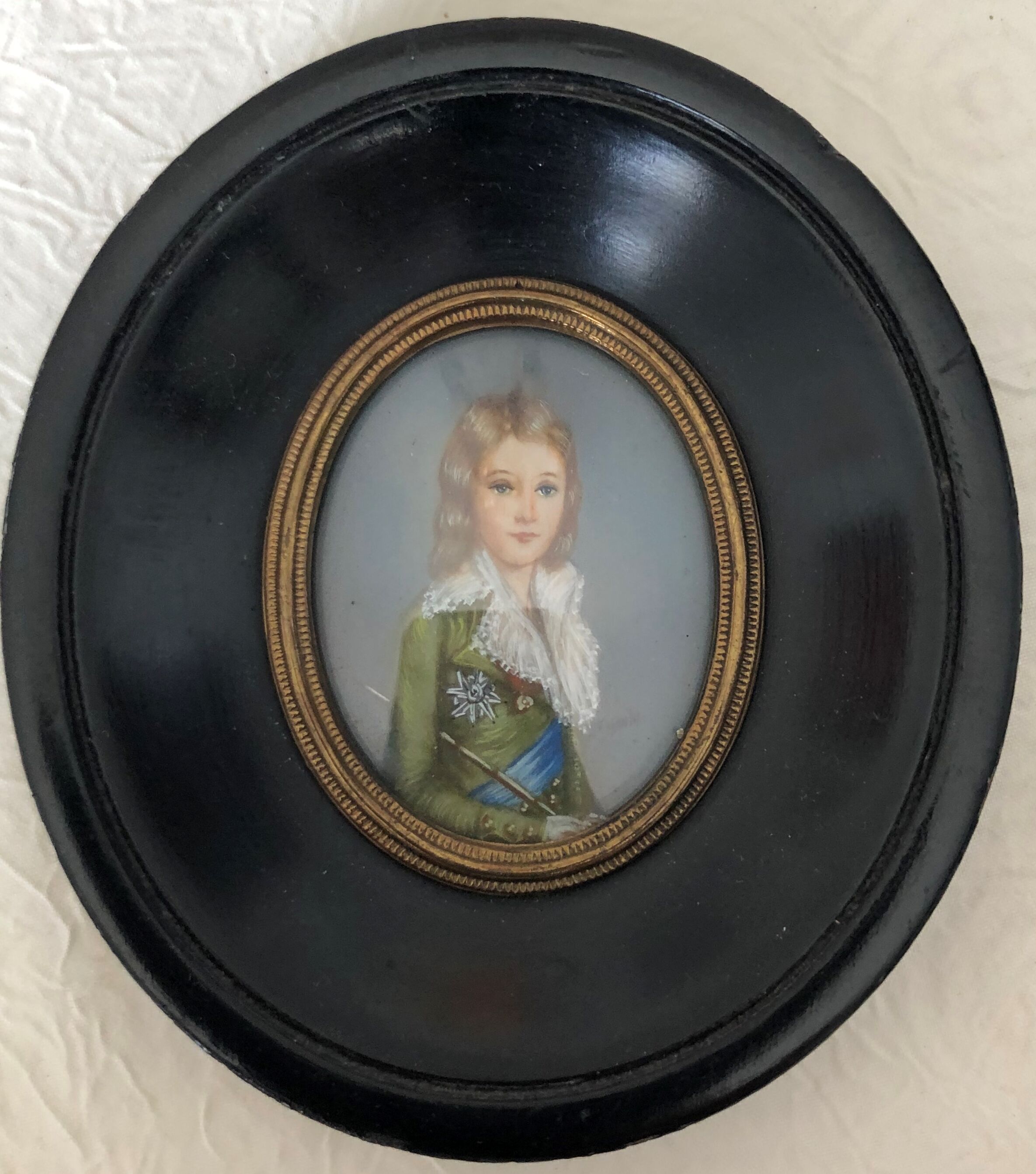 Portrait of a miniature young man