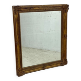 Wooden mirror and gilded stucco Louis XIV style