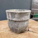 Cast iron flower pot grey planter