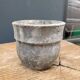 Cast iron flower pot grey planter
