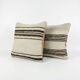 Set of 2 vintage kilim cushion covers 51x51 cm