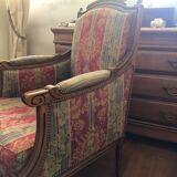 Fauteuil ancien style louis xv