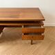 Vintage Scandinavian wooden executive desk