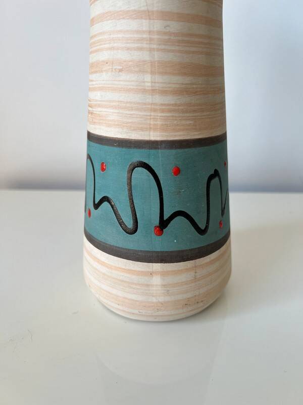 Scheurich West Germany ceramic vase - Marking 206 27 - 1960s-1970s