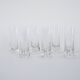 Set of six glasses, Italian design, 1970s, made in Italy