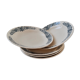 Lot de 5 assiettes creuses Terre de fer, Alésia Longchamp